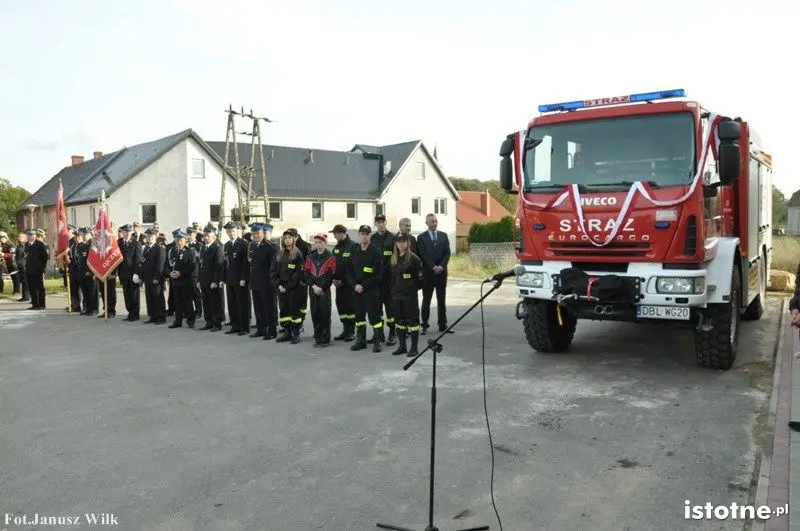Przekazanie samochodu pożarniczego