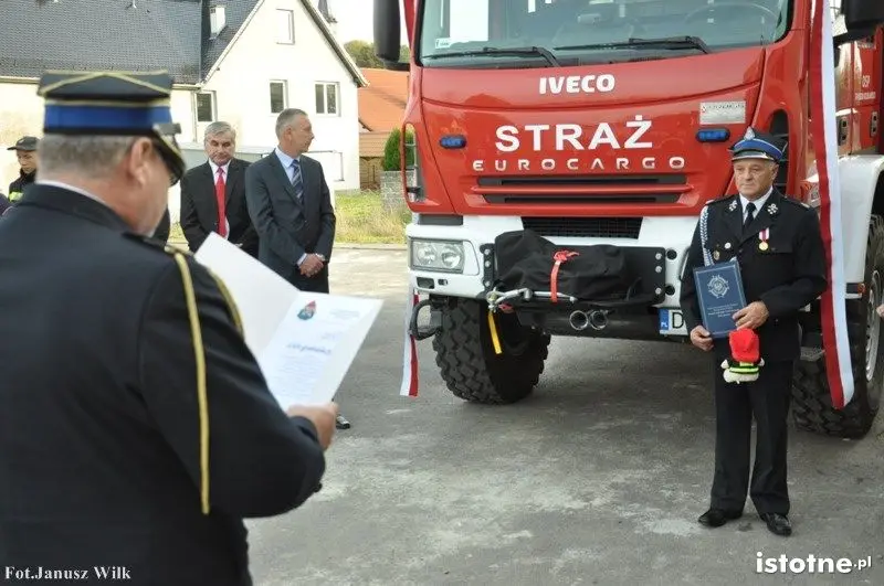 Przekazanie samochodu pożarniczego