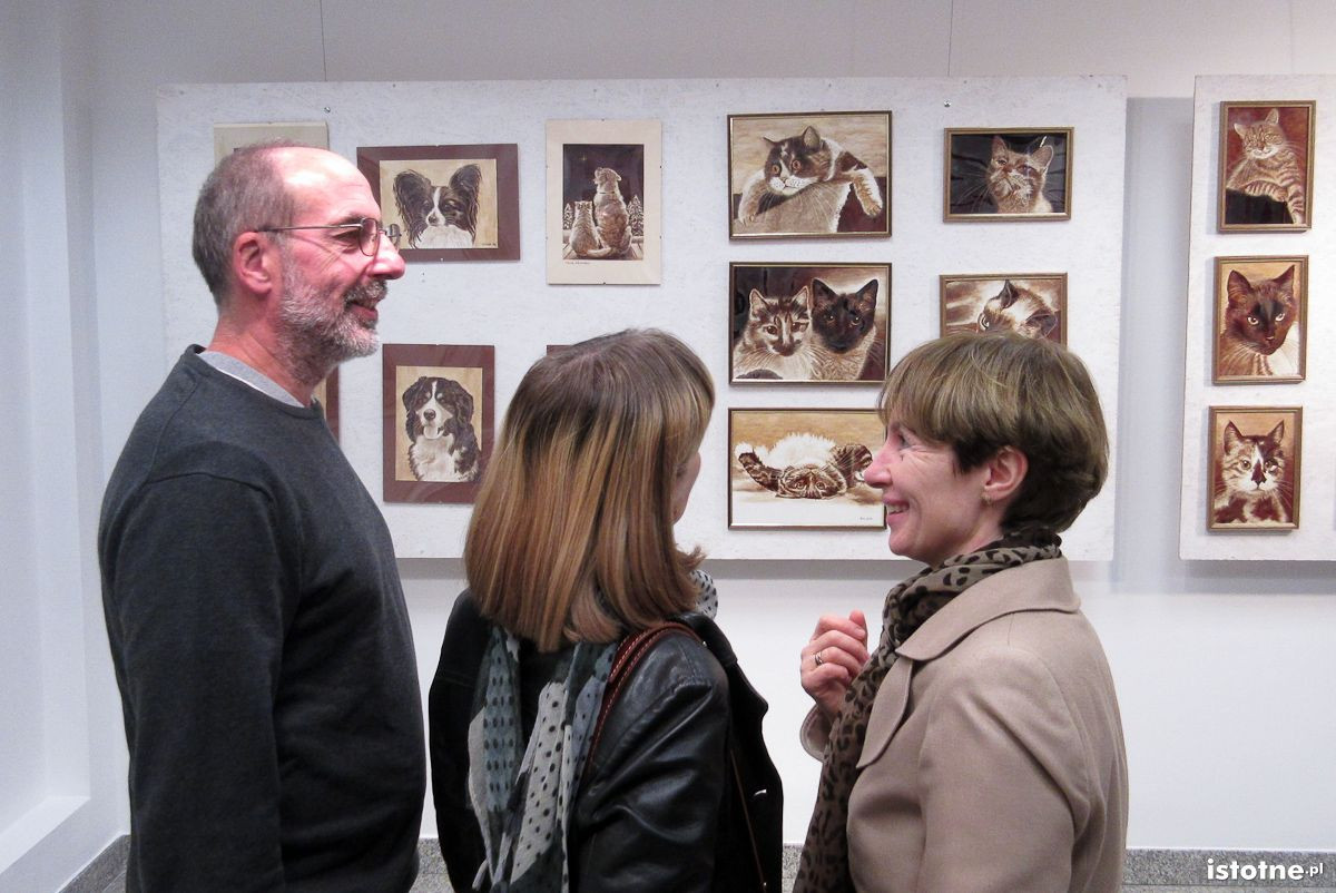 Wernisaż wystawy „Kawą malowane”