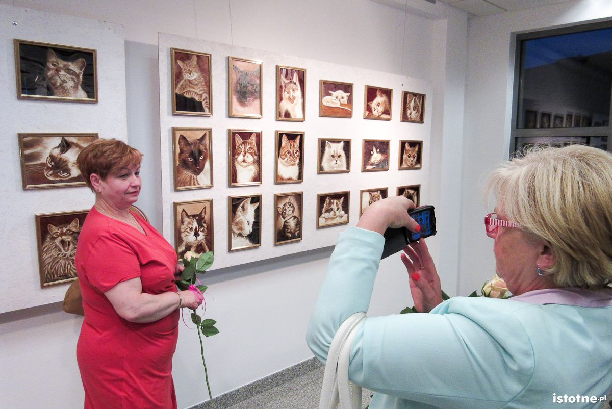 Wernisaż wystawy „Kawą malowane”