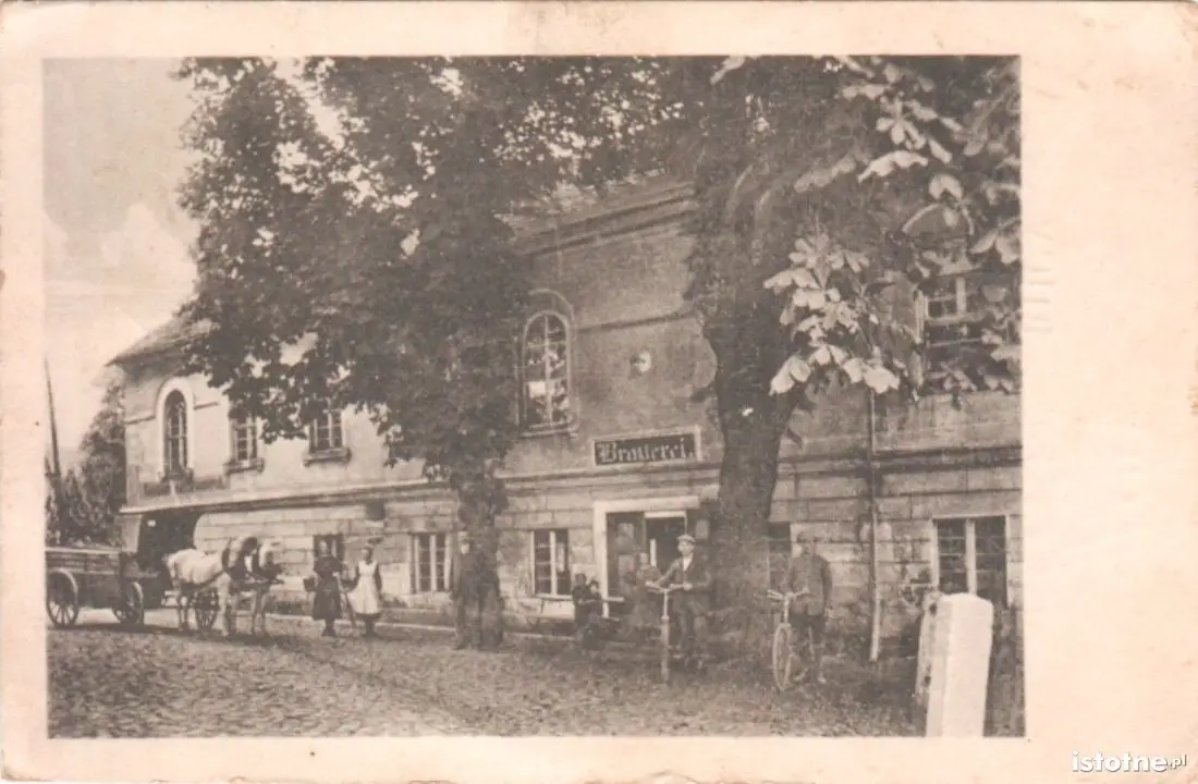 Budynek browaru w połowie lat 20. XX w.