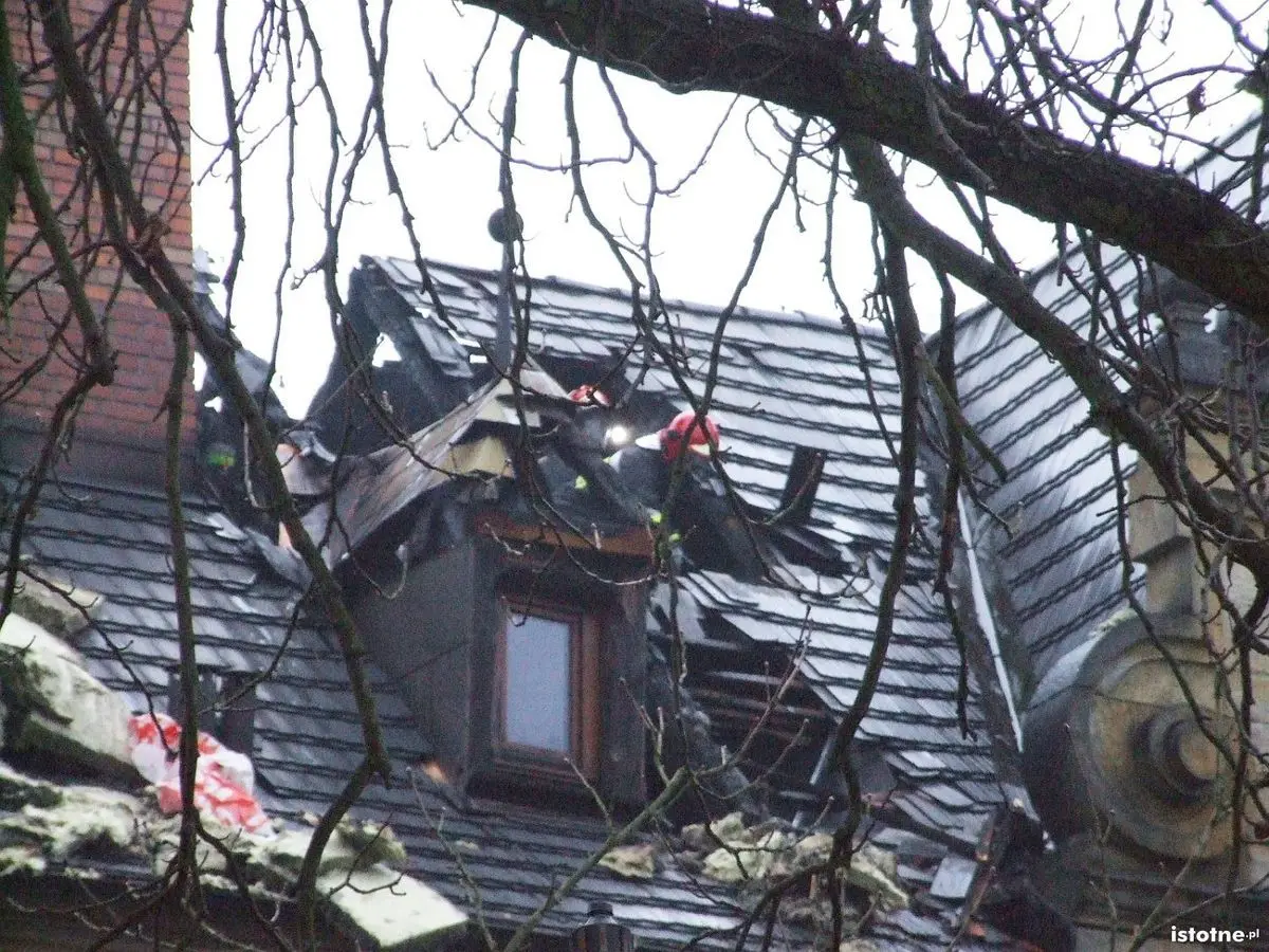 Pożar na Zamku Kliczków