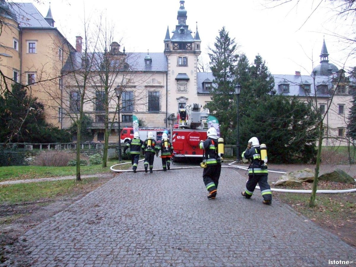 Pożar na Zamku Kliczków