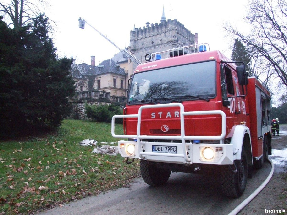 Pożar na Zamku Kliczków