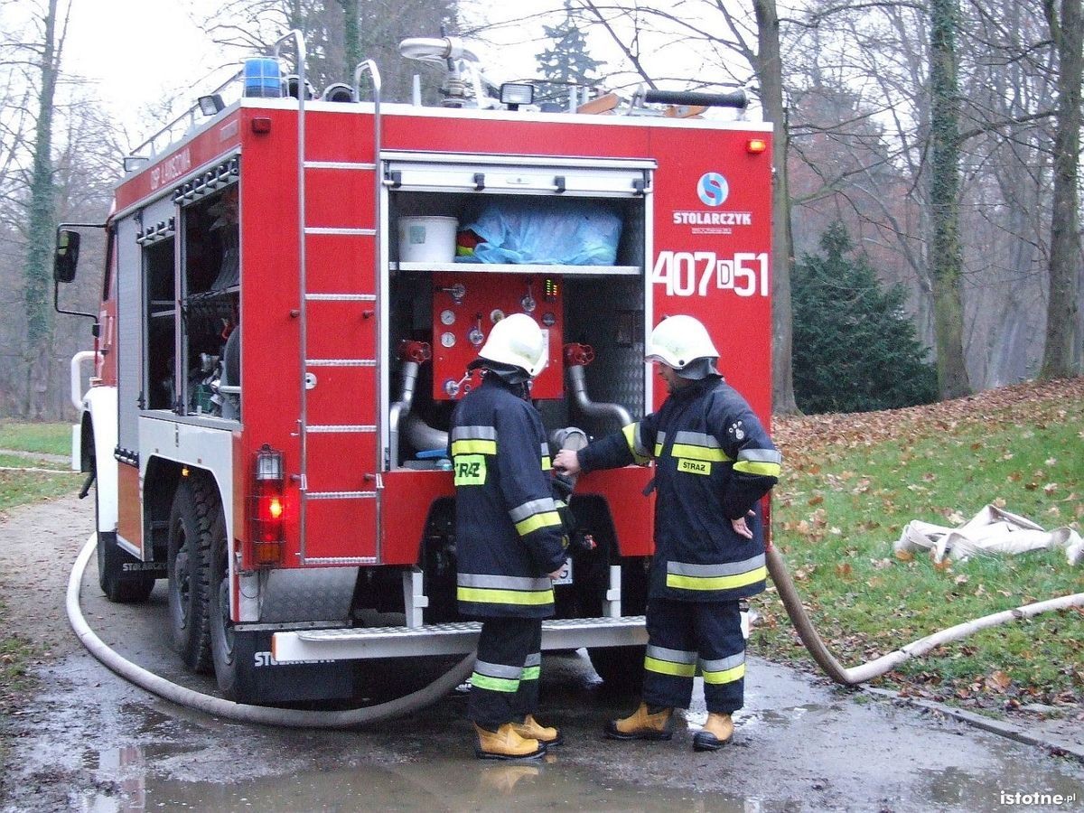 Pożar na Zamku Kliczków
