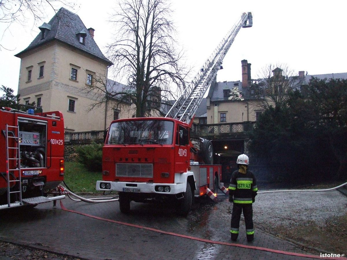 Pożar na Zamku Kliczków