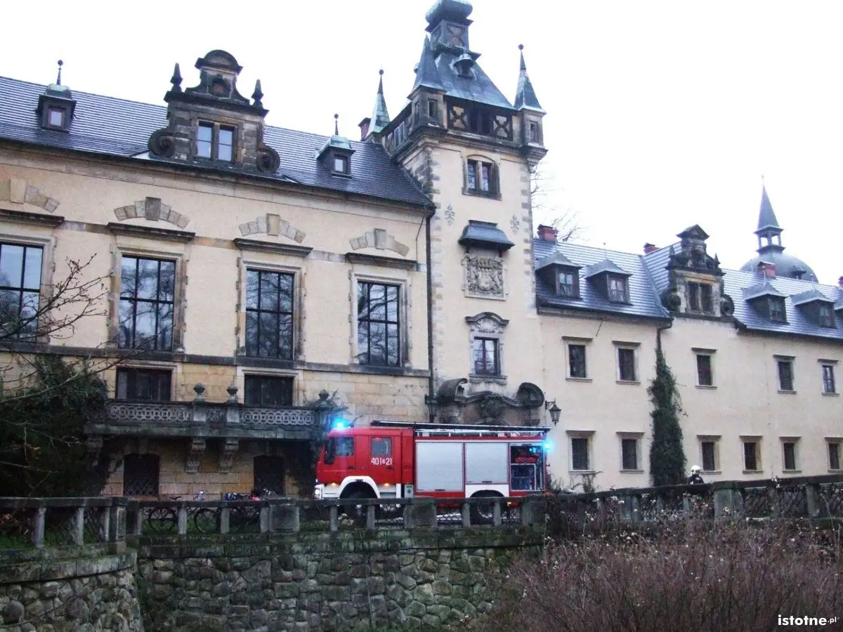 Pożar na Zamku Kliczków