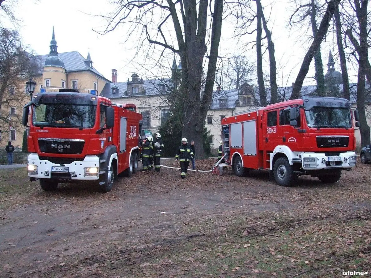 Pożar na Zamku Kliczków