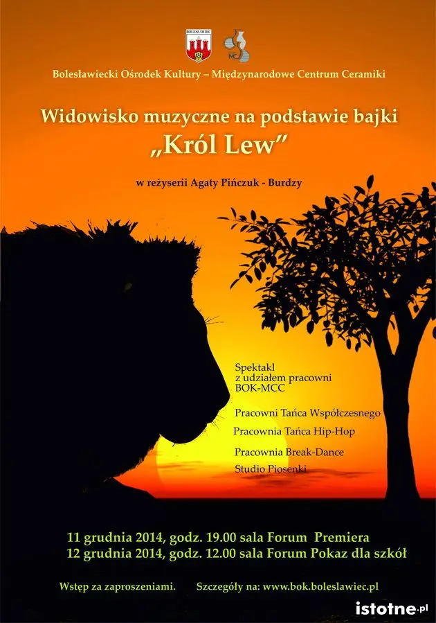 Plakat Król Lew bok-mcc