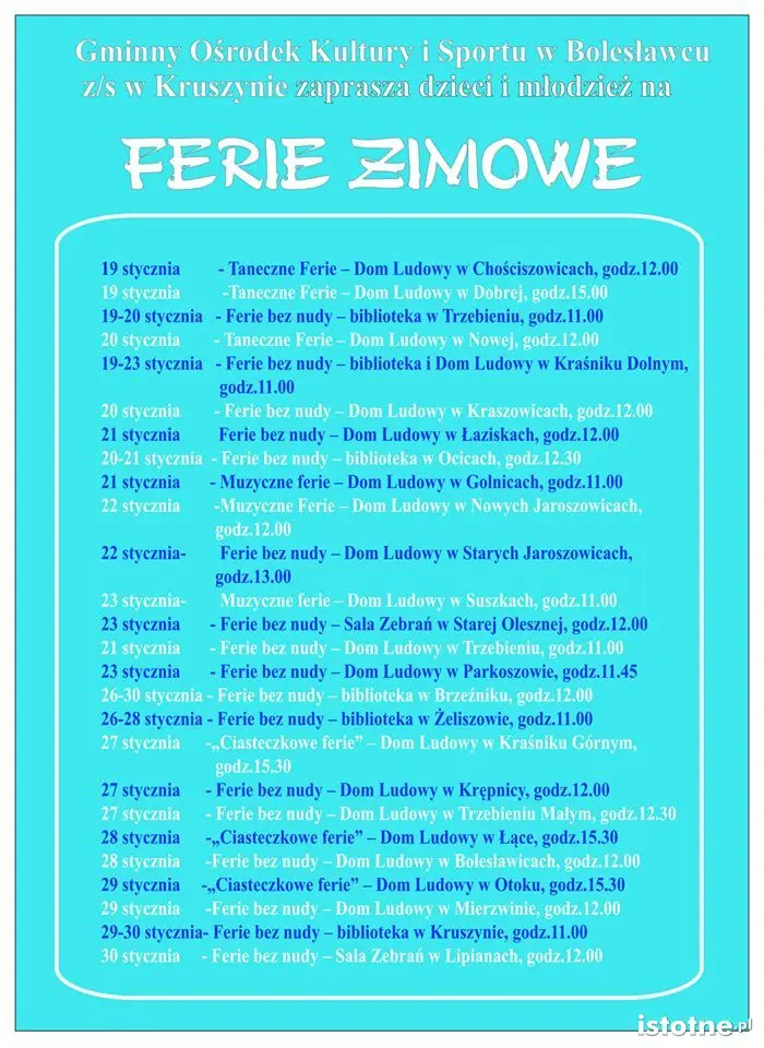 Ferie GOKiS 2015