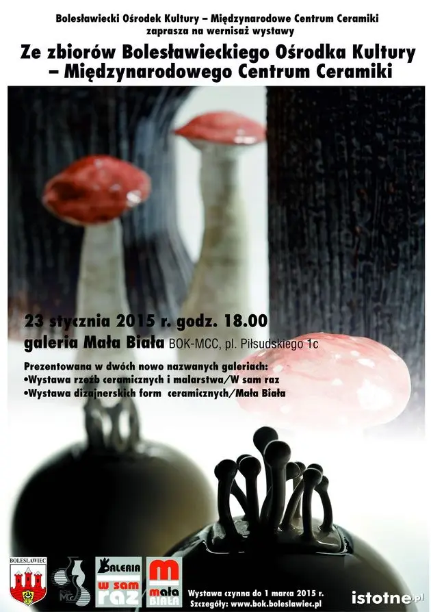 Plakat wystawy ceramicznej