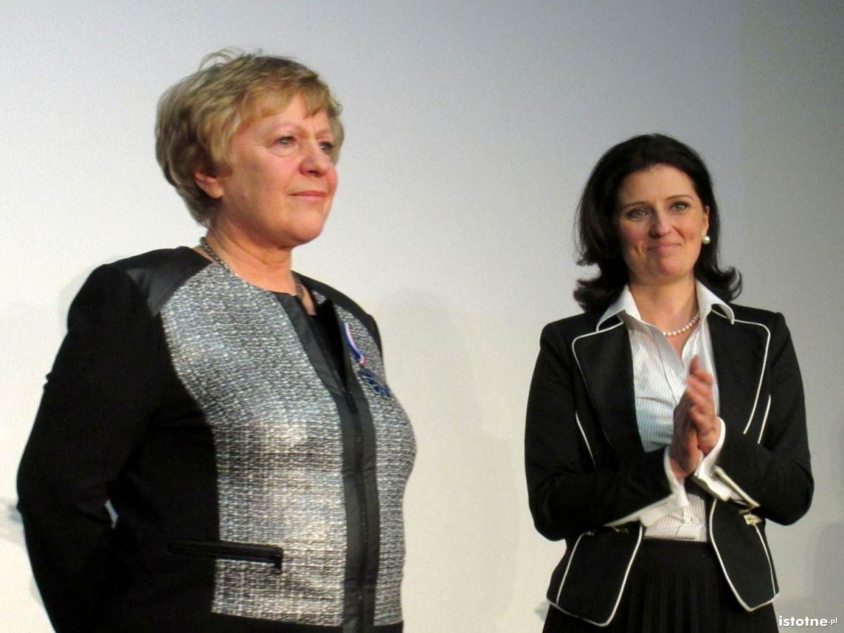 Janina Bany-Kozłowska: wręczenie odznaczenia Gloria Artis