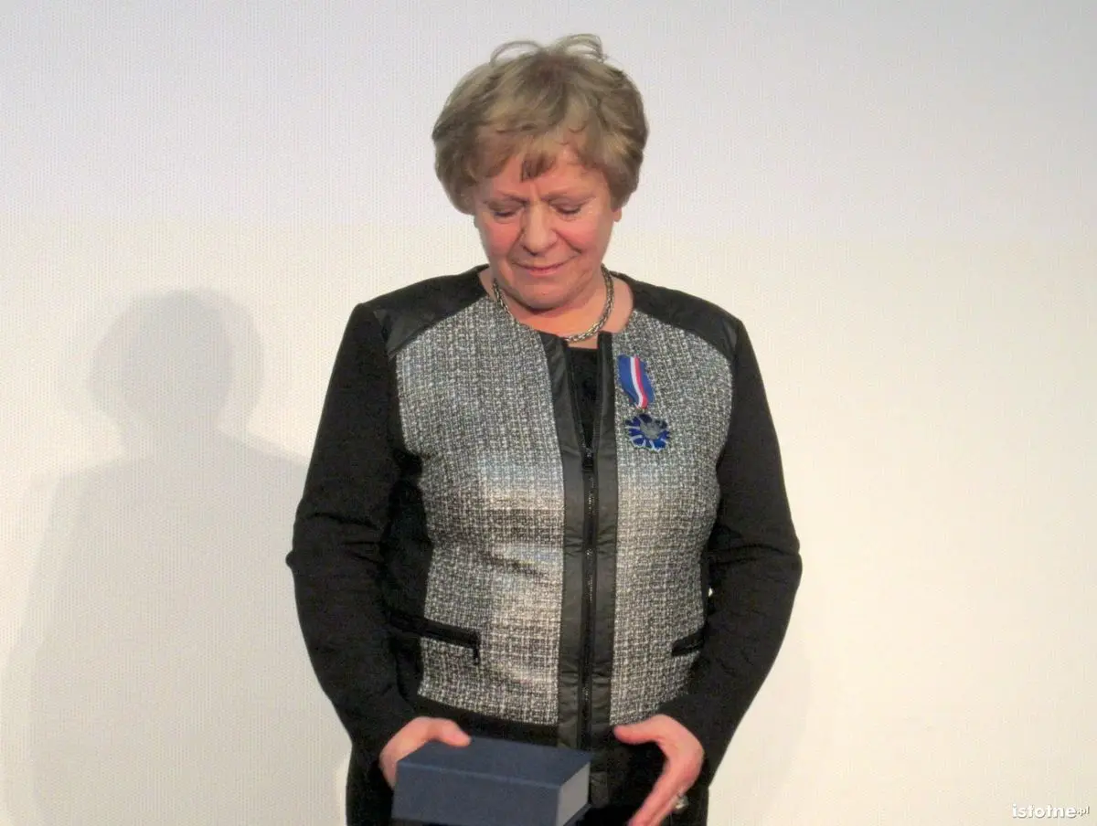Janina Bany-Kozłowska dekorowana Gloria Artis