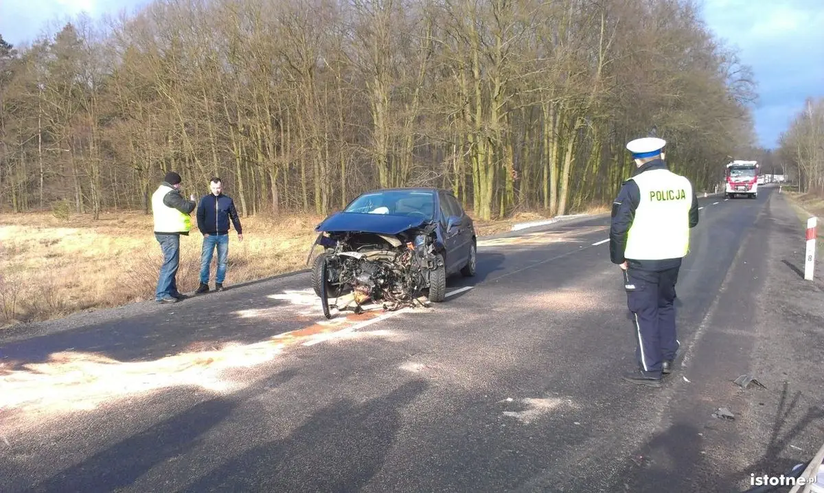 Dwie osoby ranne po zderzeniu 4 aut na Kościuszki