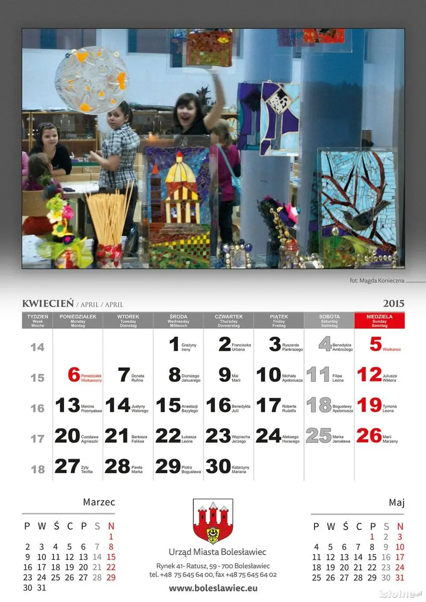 Kalendarz miejski na 2015 rok