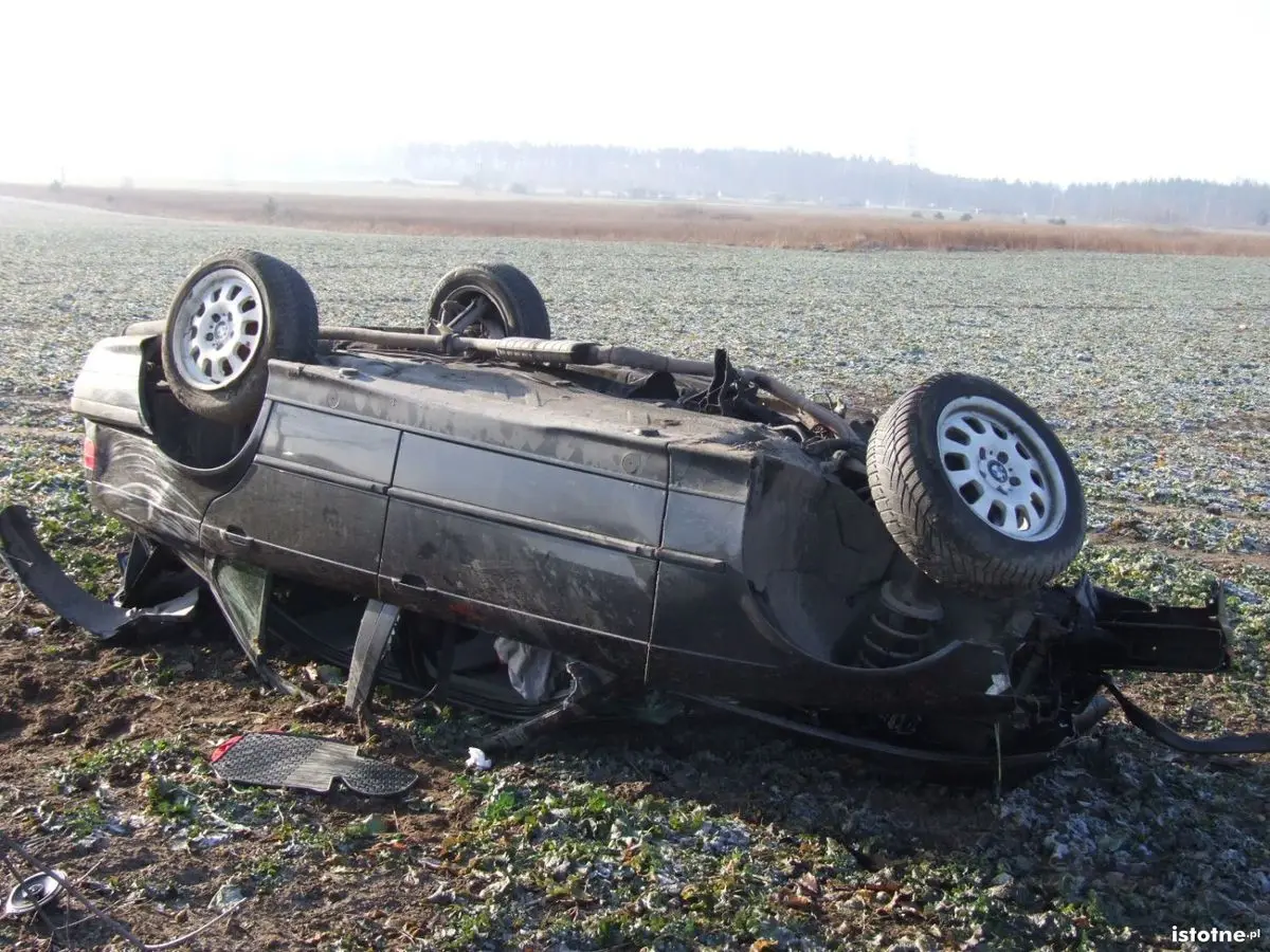 BMW dachowało koło Łazisk