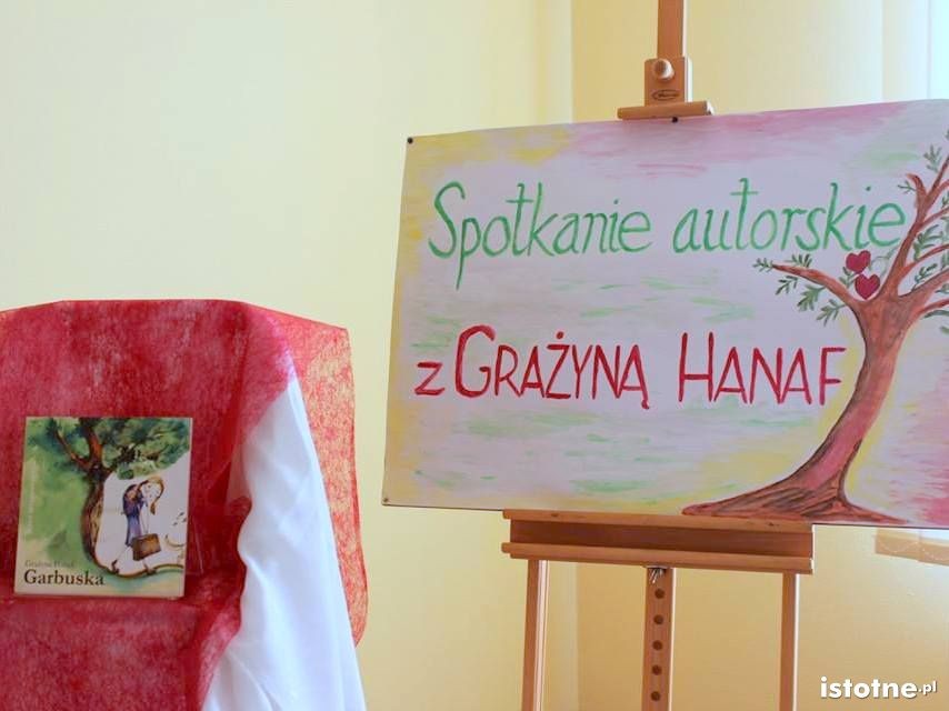 Grażyna Hanaf na spotkaniu w Domu Ludowym w Kraśniku