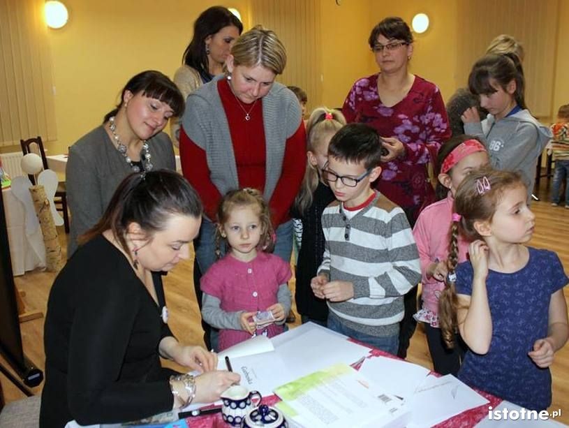Grażyna Hanaf na spotkaniu w Domu Ludowym w Kraśniku