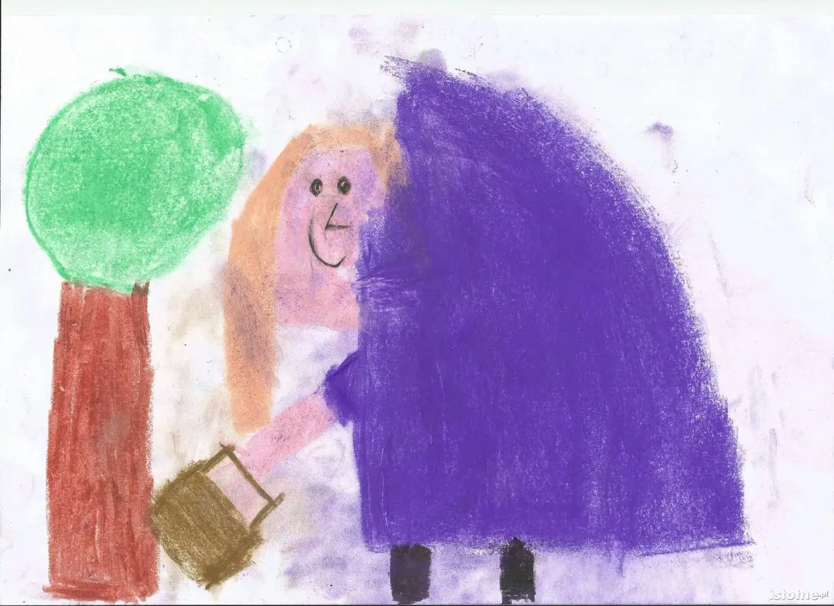 Rysunki dzieci z Kraśnika "Garbuska"