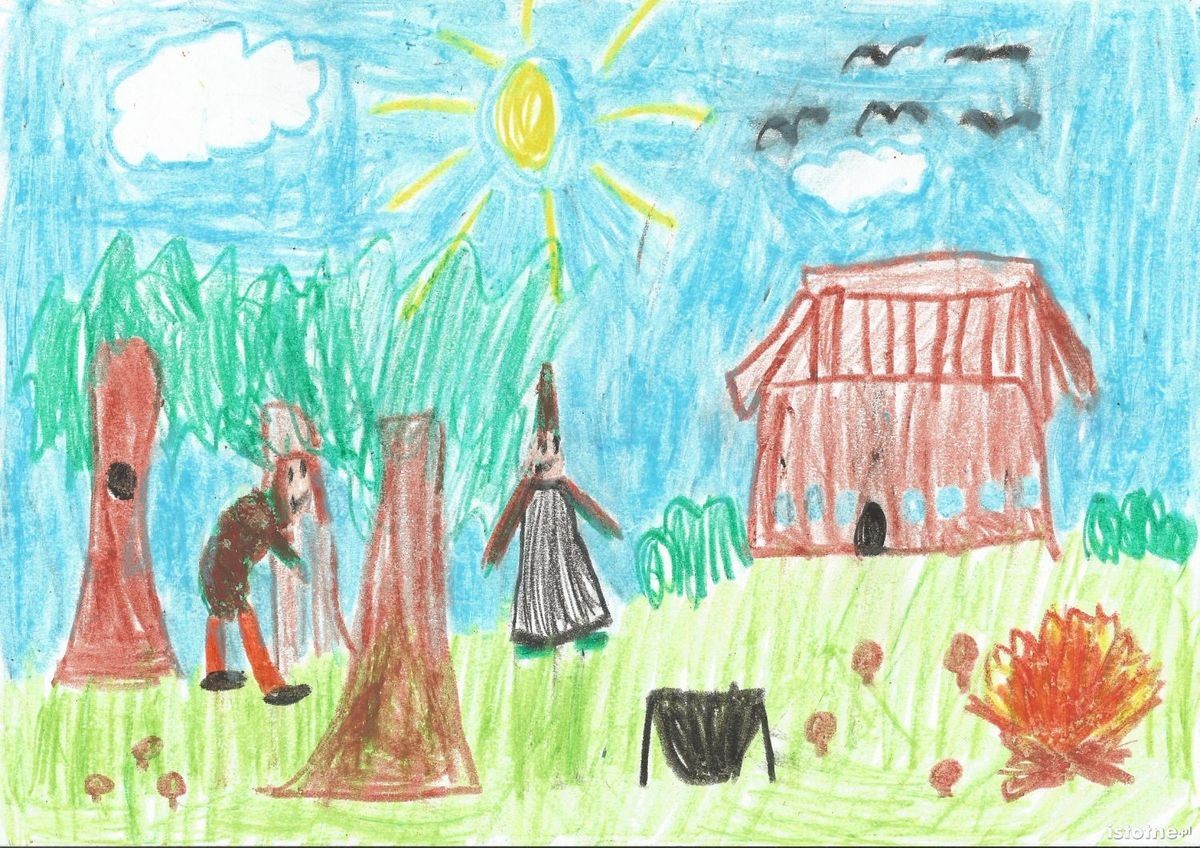 Rysunki dzieci z Kraśnika 