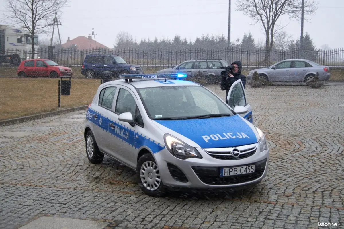 Wóz policyjny dla Kruszyna