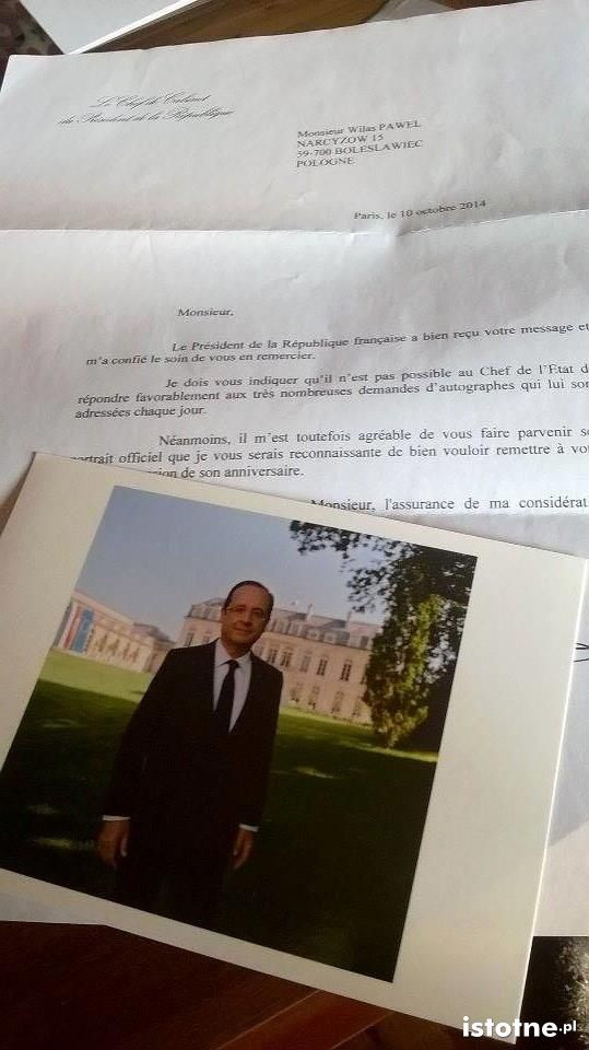 Prezydent Francji - François Hollande