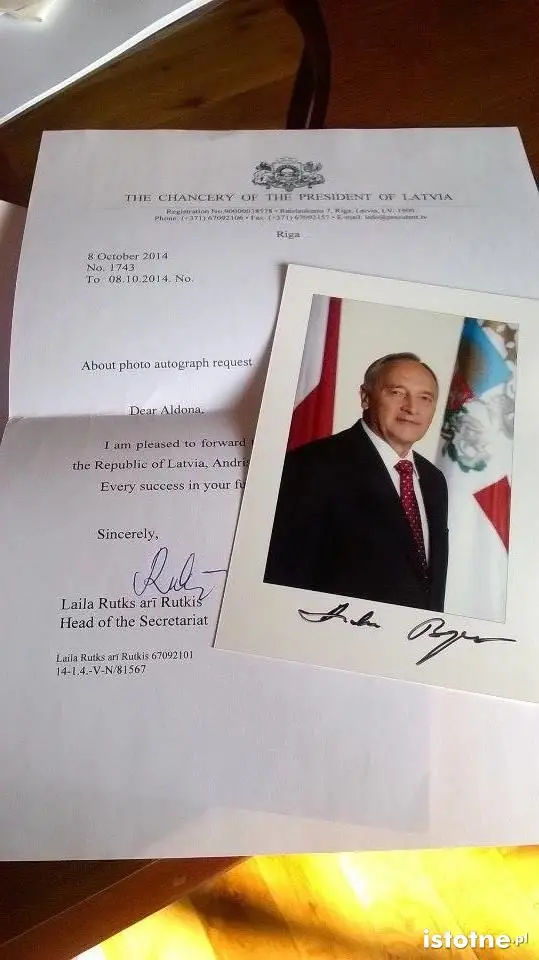 Prezydent Łotwy - Andris Bērziņš