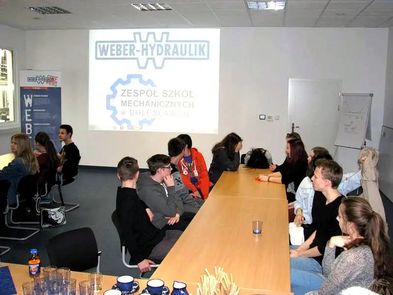 Uczniowie GS nr 4 w zakładach Lovink Polska i Weber Hydraulika