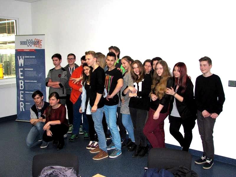 Uczniowie GS nr 4 w zakładach Lovink Polska i Weber Hydraulika