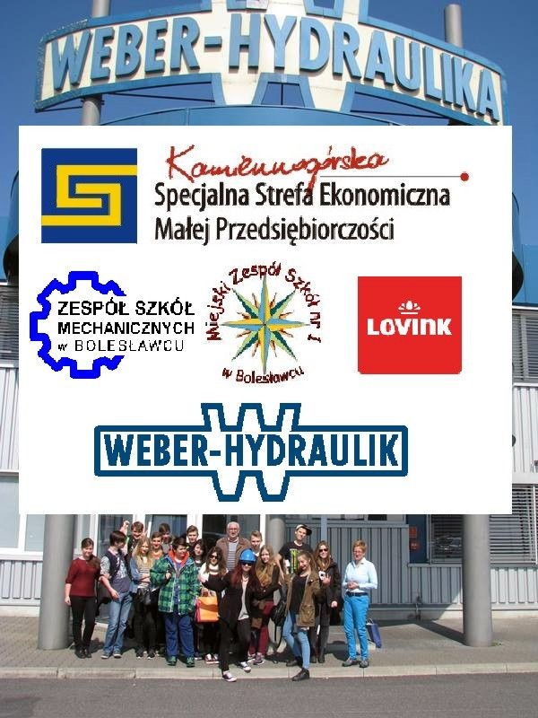 Uczniowie GS nr 4 w zakładach Lovink Polska i Weber Hydraulika