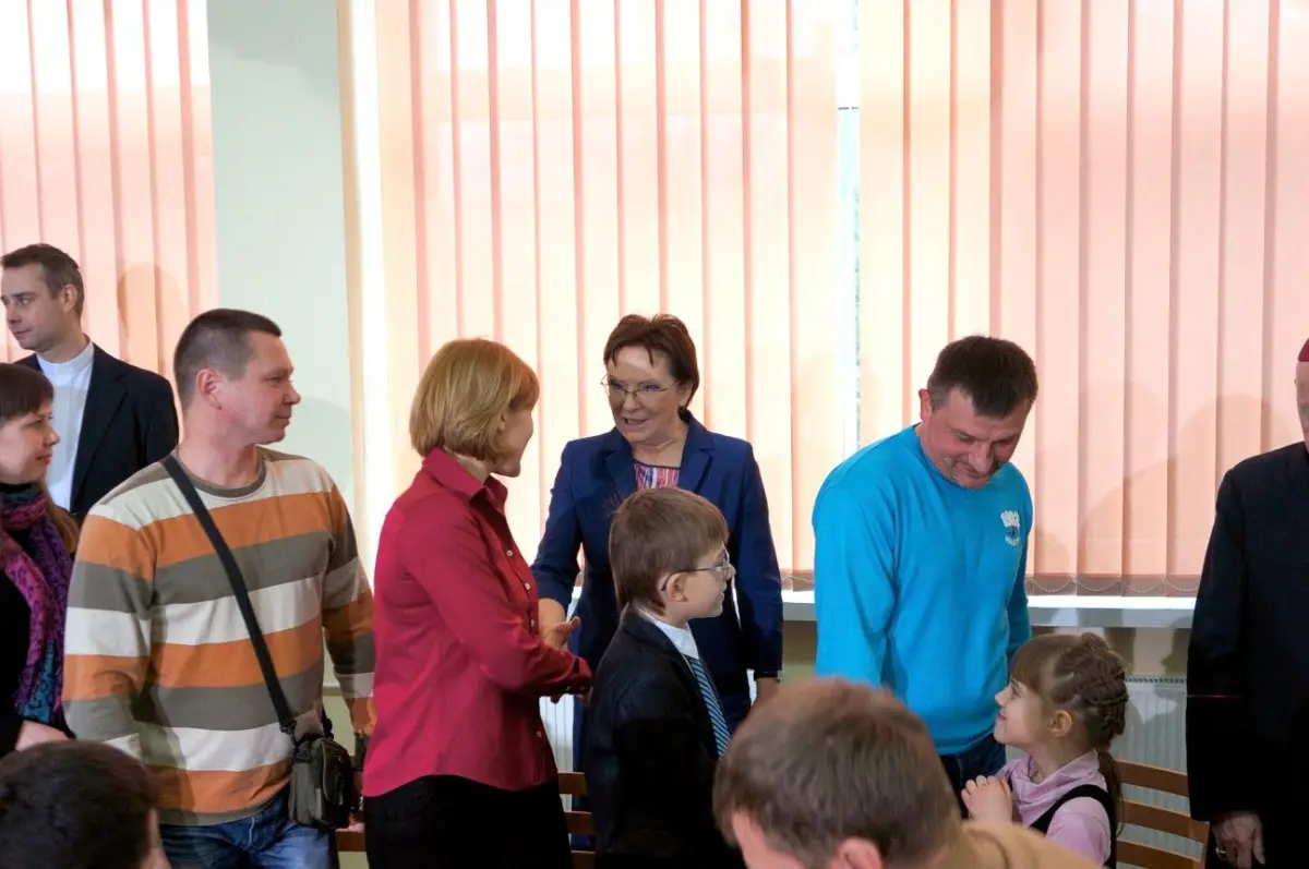 Wizyta premier Ewy Kopacz w ośrodku Rybaki