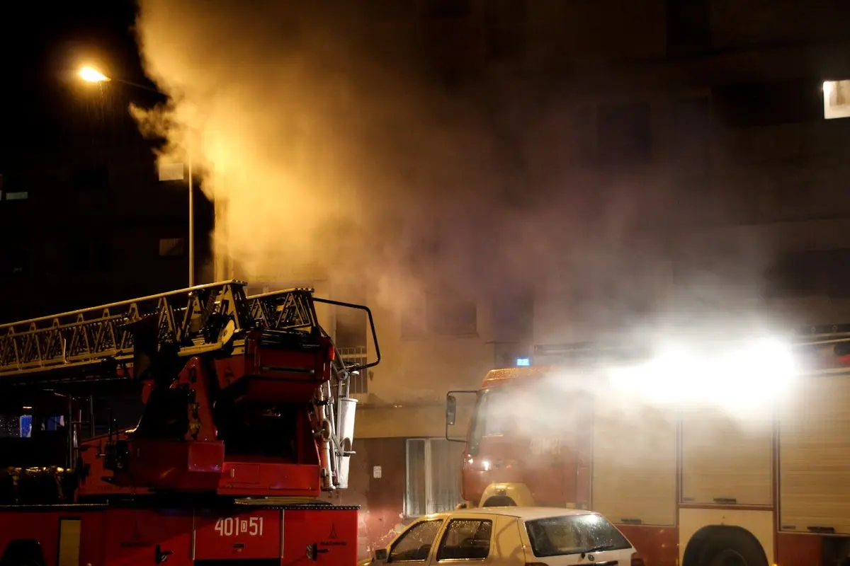 Pożar w mieszkaniu przy ul. Żwirki i Wigury