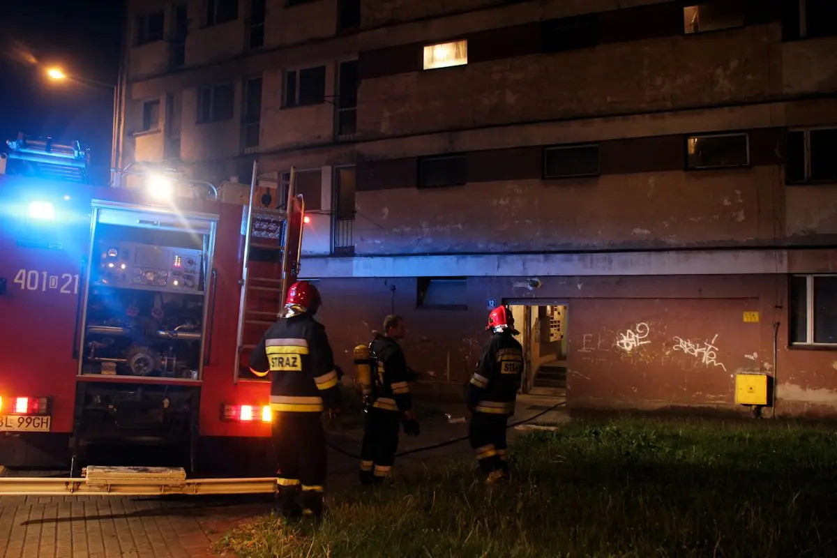 Pożar w mieszkaniu przy ul. Żwirki i Wigury