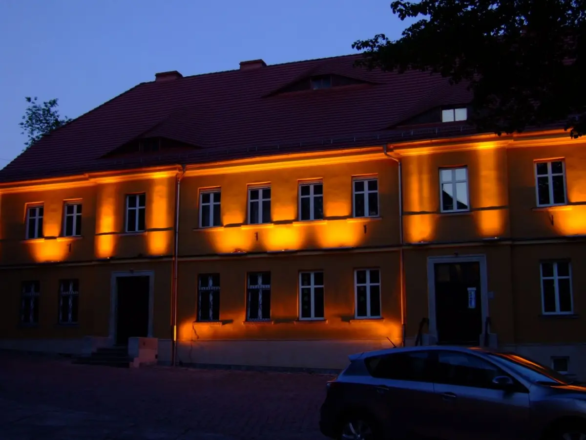 Barwna iluminacja Bazyliki