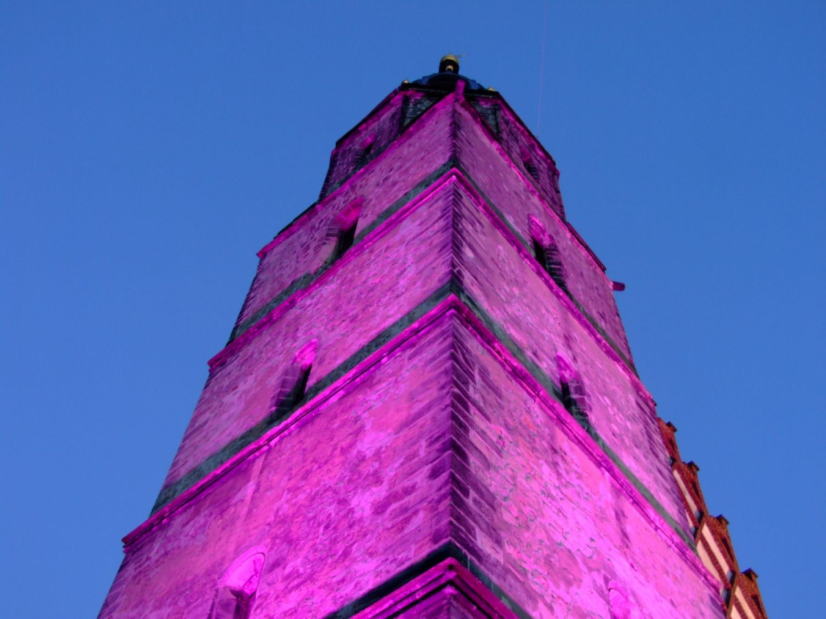 Barwna iluminacja Bazyliki