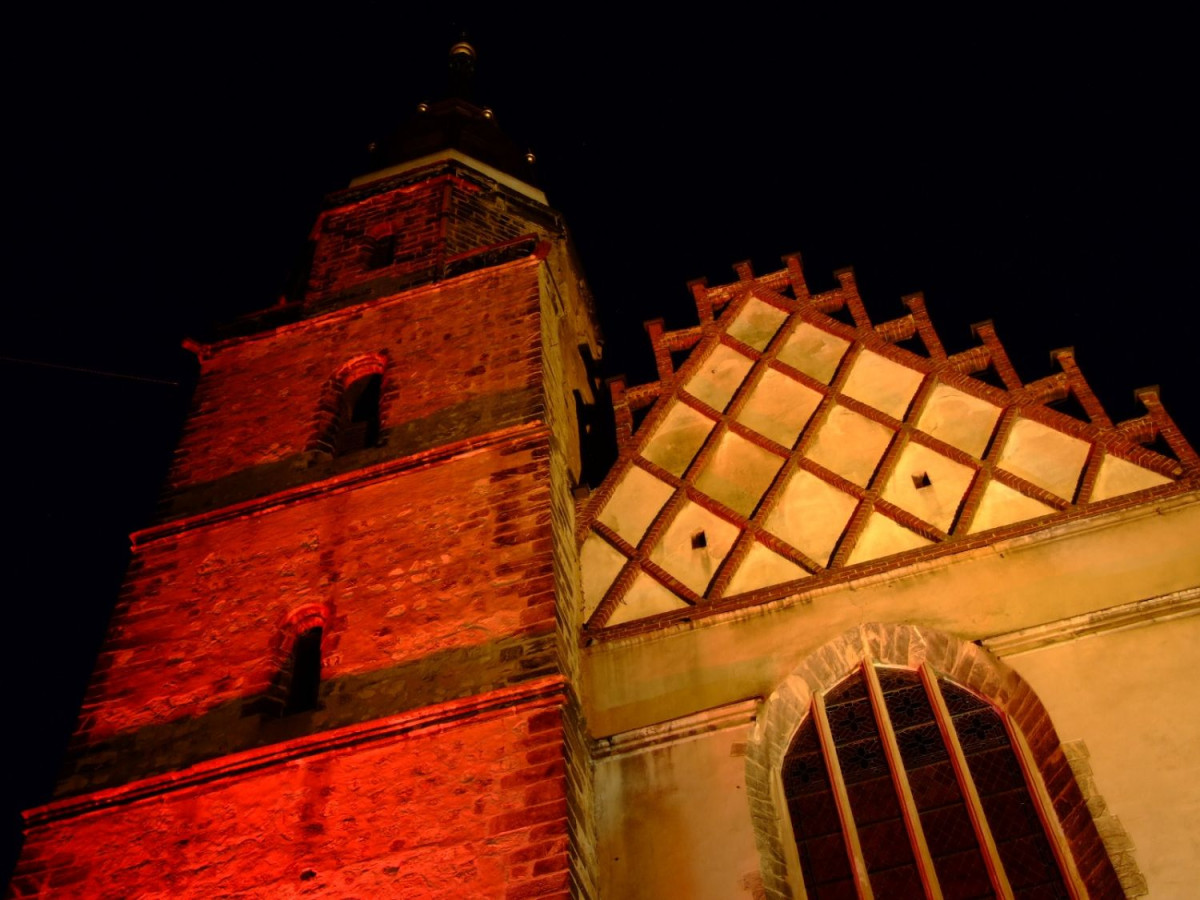 Barwna iluminacja Bazyliki