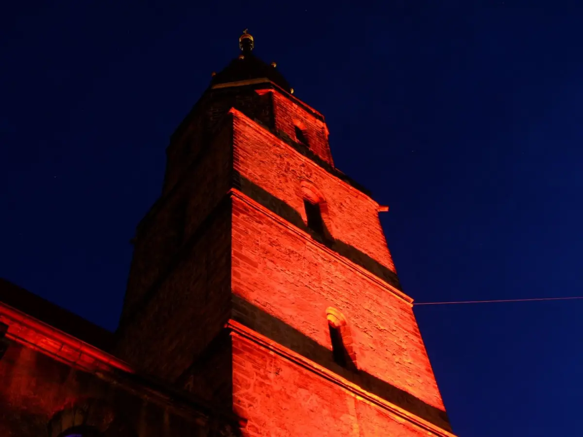 Barwna iluminacja Bazyliki