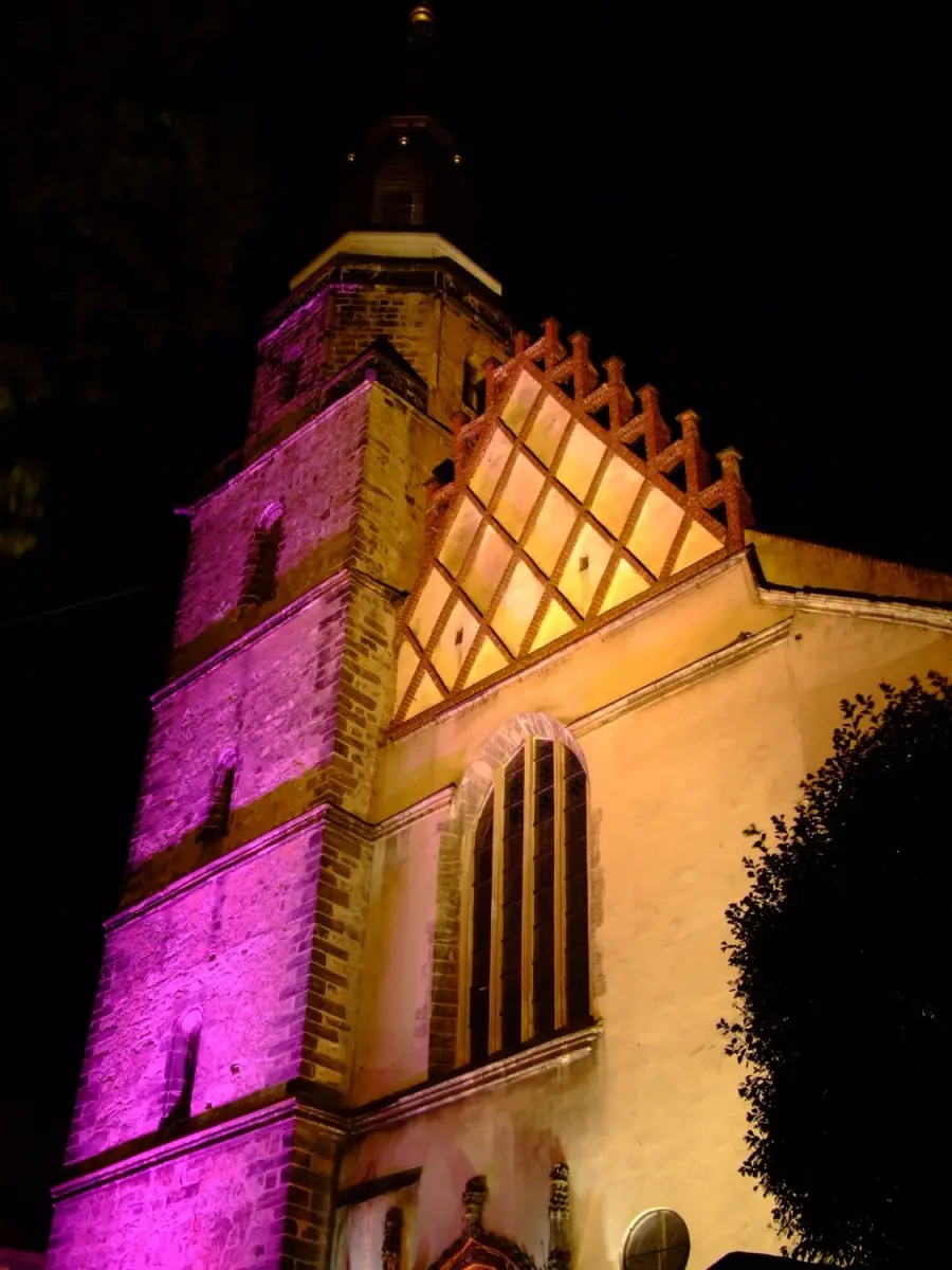 Barwna iluminacja Bazyliki