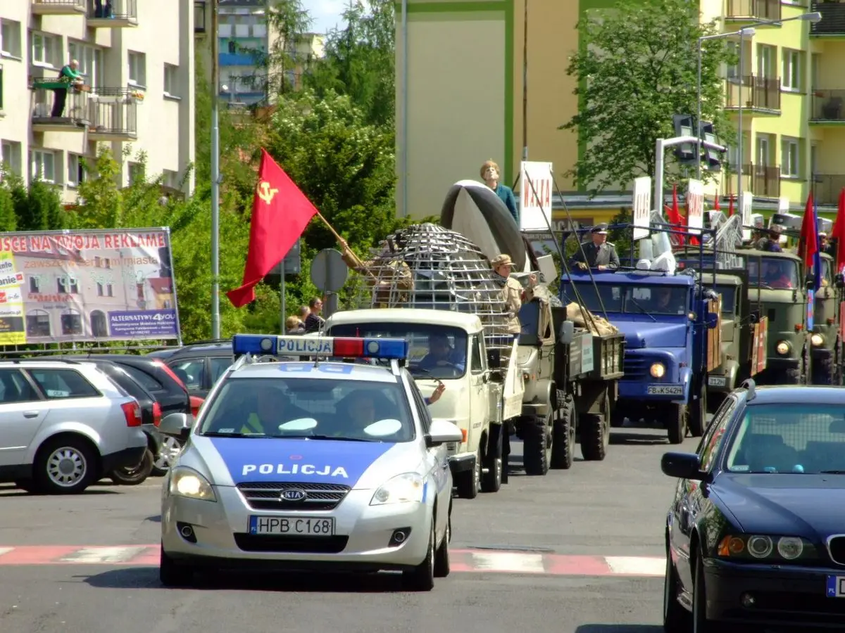 Happening niemieckich komunistów w Bolesławcu