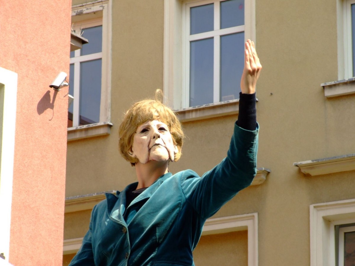 Happening niemieckich komunistów w Bolesławcu