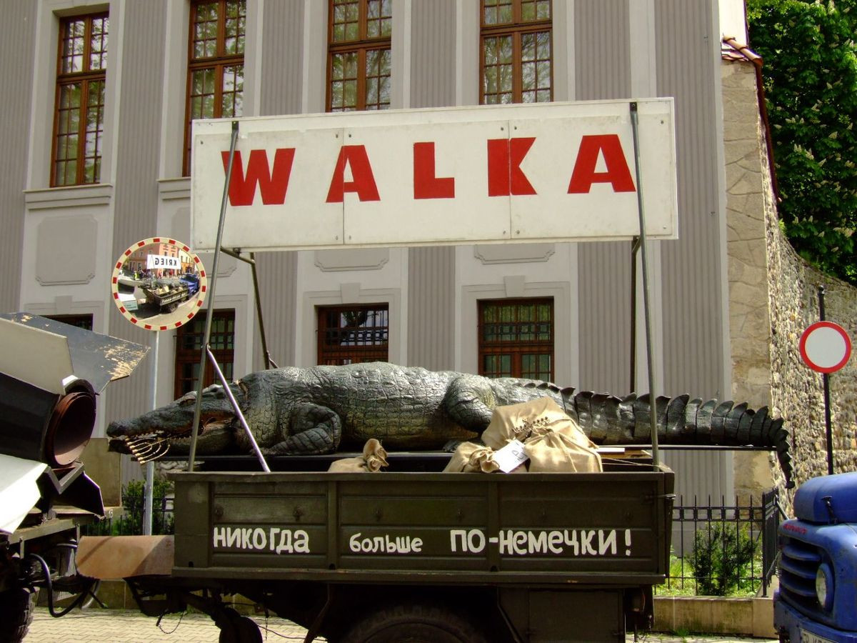 Happening niemieckich komunistów w Bolesławcu