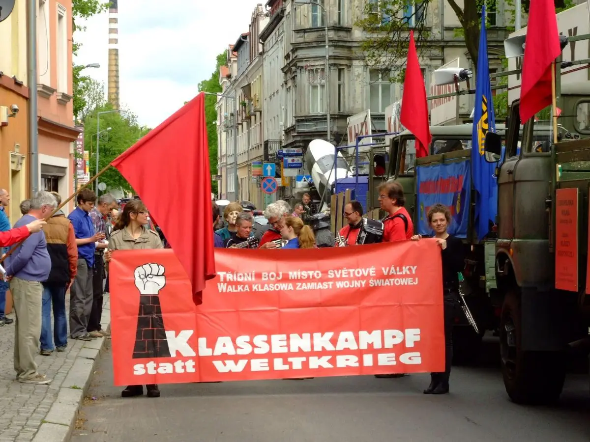 Happening niemieckich komunistów w Bolesławcu