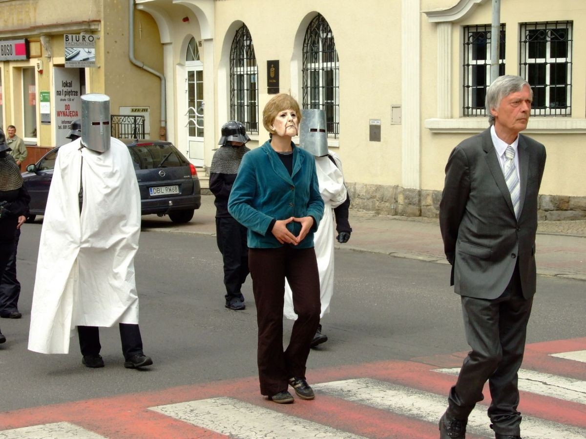 Happening niemieckich komunistów w Bolesławcu