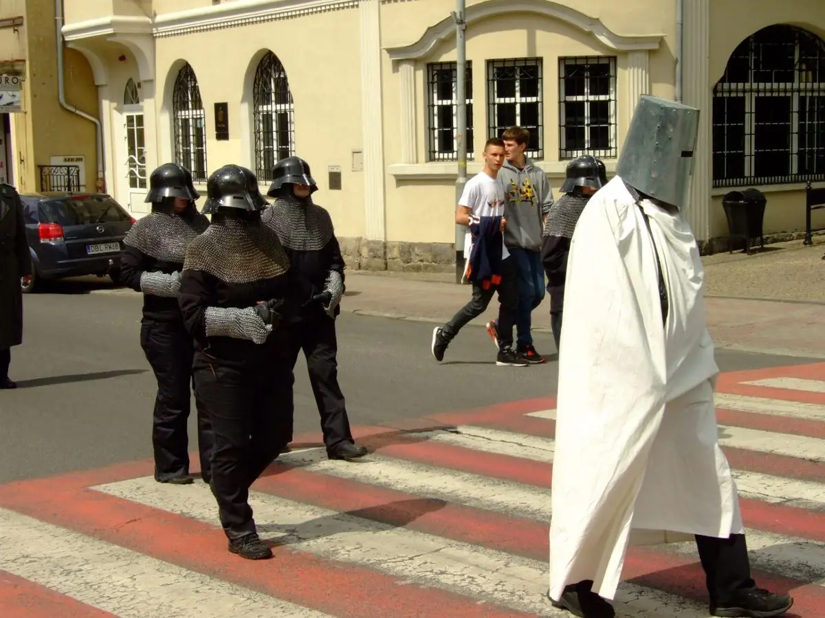 Happening niemieckich komunistów w Bolesławcu