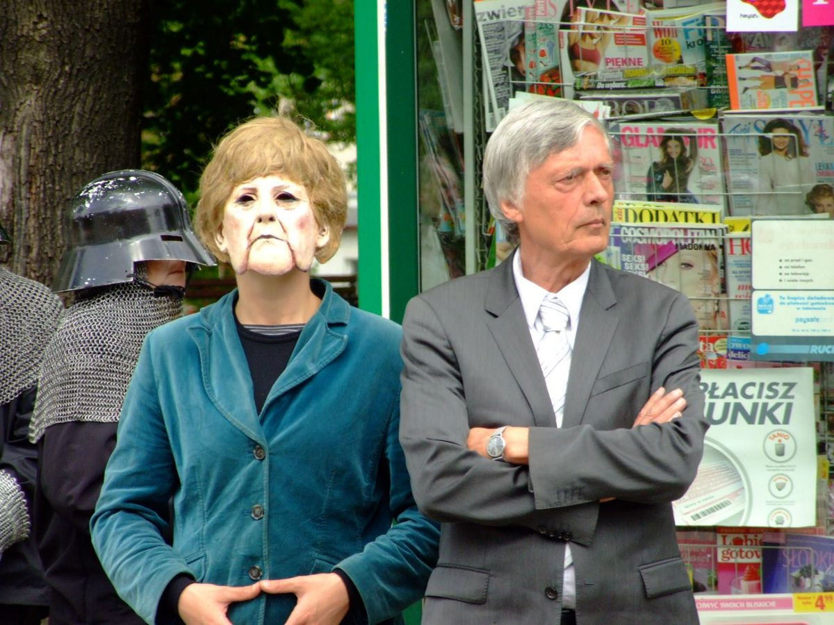 Happening niemieckich komunistów w Bolesławcu