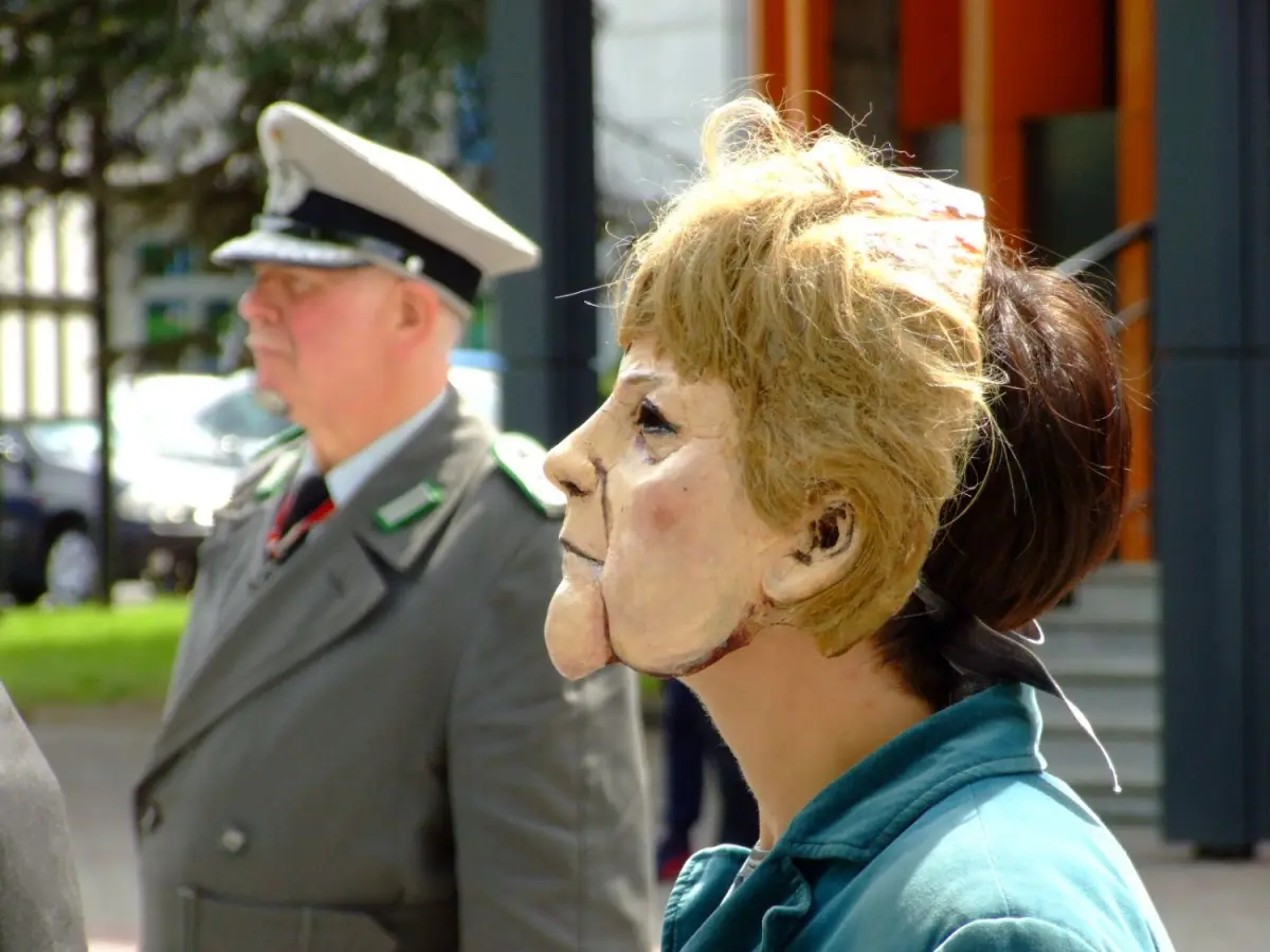 Happening niemieckich komunistów w Bolesławcu