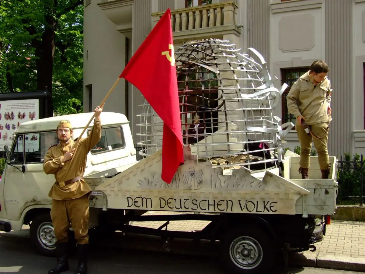 Happening niemieckich komunistów w Bolesławcu