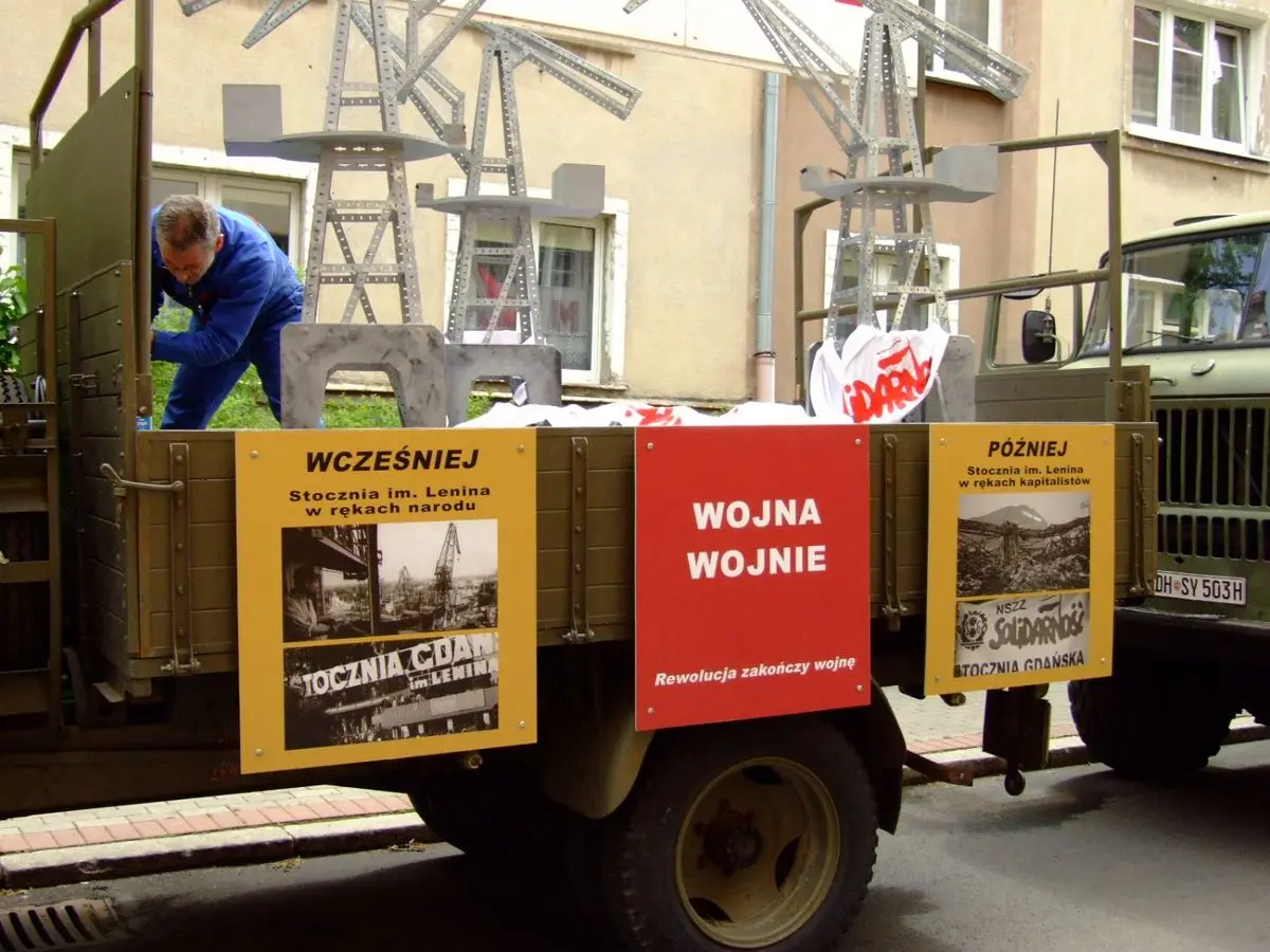 Happening niemieckich komunistów w Bolesławcu