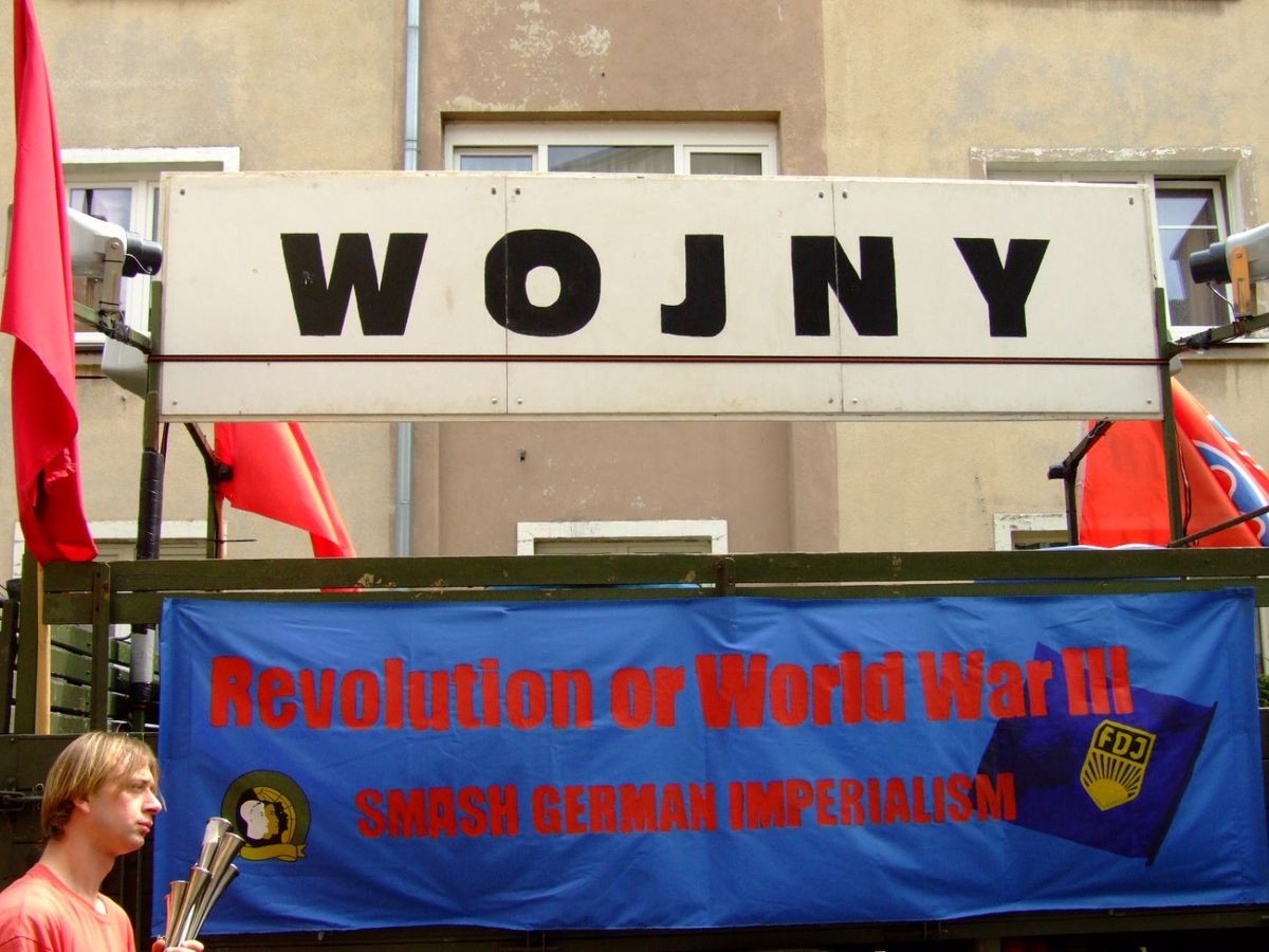 Happening niemieckich komunistów w Bolesławcu