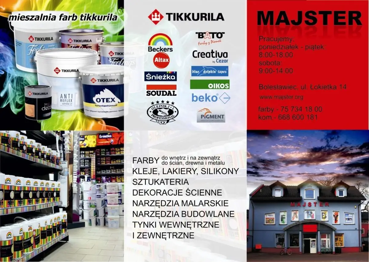 Firma Majster - ulotka